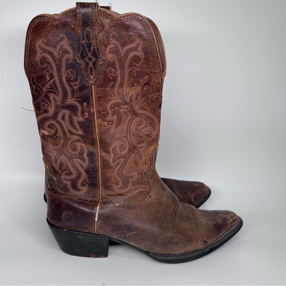 Justin Boots Shoes Justin Womens Stampede Mckayla Brown Snip Toe
